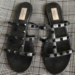 Valentino stud sandals. Size 38 1/2 (US 8 1/2)